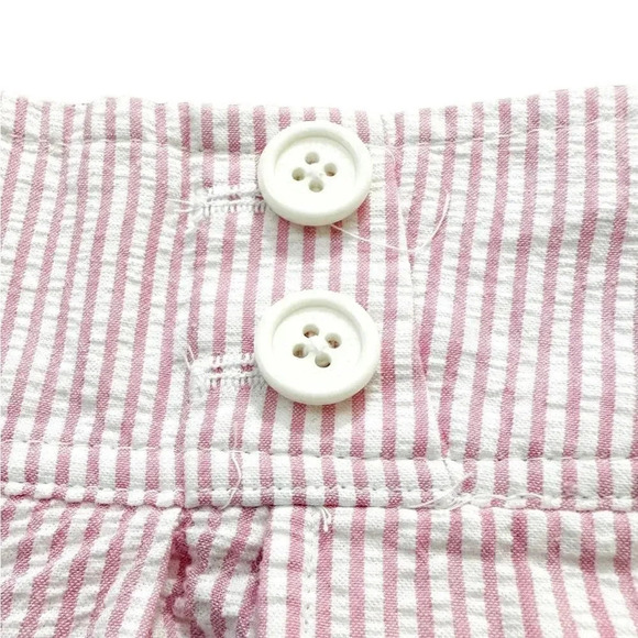 E. land | Girl’s Pink Seersucker Skirt (6) - Picture 2 of 5